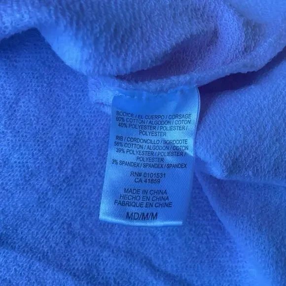 Mighty Fine Pink Tie-Dye “Je T’aime” Heart Graphic Oversized Sweatshirt - Medium - Picture 8 of 10